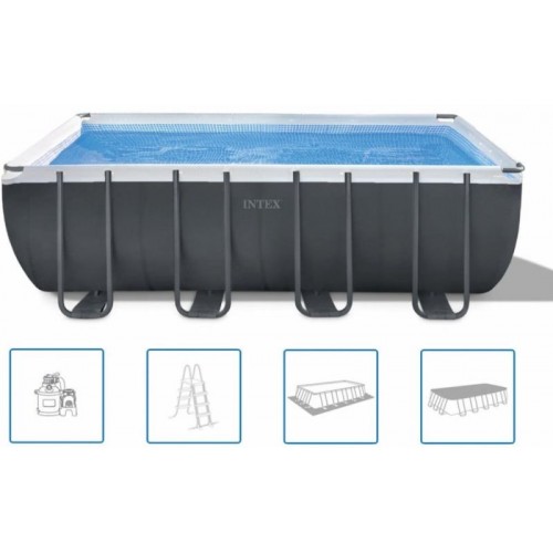 Intex Ultra XTR Rectangular Frame Pools Basen 549 x 274 x 132 cm pompa 26356GN