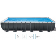 INTEX Ultra XTR Rectangular Frame Pool Set Basen 732 x 366 x 132 cm 26364NP