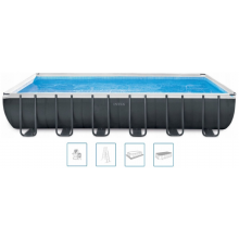 INTEX ULTRA XTR RECTANGULAR FRAME POOLS Basen 975 x 488 x132cm 26378NP