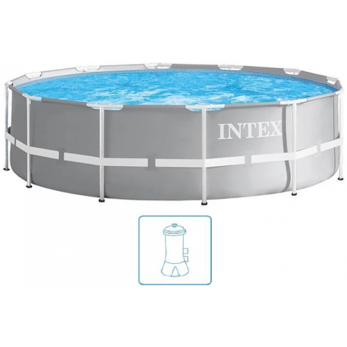 INTEX Prism Frame Pools Basen 305 x 76 cm pompa kartuszowa 26702NP