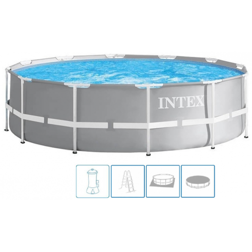 INTEX Prism Frame Pools Set Basen 427 x 107 cm pompa kartuszowa 26720NP