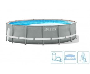 INTEX Prism Frame Pools Basen 457 x 122 cm pompa kartuszowa 26726NP