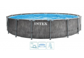 INTEX GREYWOOD PRISM FRAME PREMIUM POOLS Basen stelażowy okrągły 549 x 122 cm 26744GN