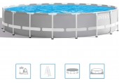 INTEX PRISM FRAME POOLS SET Basen 610 x 132 cm z filtracją kartuszową 26756NP