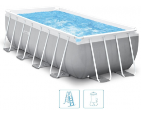 INTEX Prism Frame Rectangular premium pools Basen 400 x 200 x 122 cm 26790GN