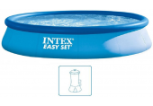 INTEX Easy Set Pool Basen 396 x 84 cm pompa kartuszowa 28142GN