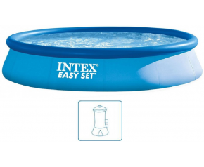 INTEX Easy Set Pool Basen 396 x 84 cm pompa kartuszowa 28142GN