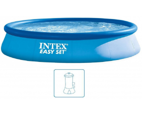 INTEX Easy Set Pool Bsen 396 x 84 cm pompa kartuszowa 28142NP