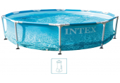 INTEX METAL FRAME POOLS Basen 305 x 76 cm pompa kartuszowa 28208NP