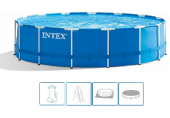INTEX Metal Frame Pools Basen 457 x 122 cm pompa kartuszowa 28242GN
