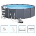 INTEX Graphite Panel Pool Set Basen 478 x 124 cm, 28382GN