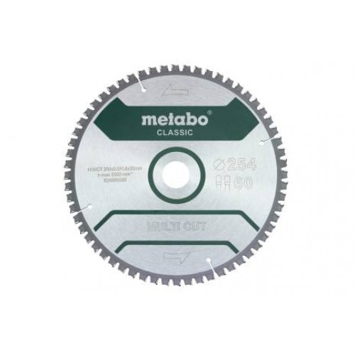 Metabo Brzeszczot multi cut - classic 254x30 60FZ/TZ 5°neg. 628285000