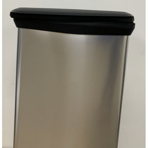 CURVER DECO BIN 50L Kosz na śmieci 39 x 29 x 73 cm srebrny 02162-582