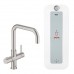 GROHE GROHE Red Duo bateria z boilerem (8 litrów) Supersteel 30156DC0