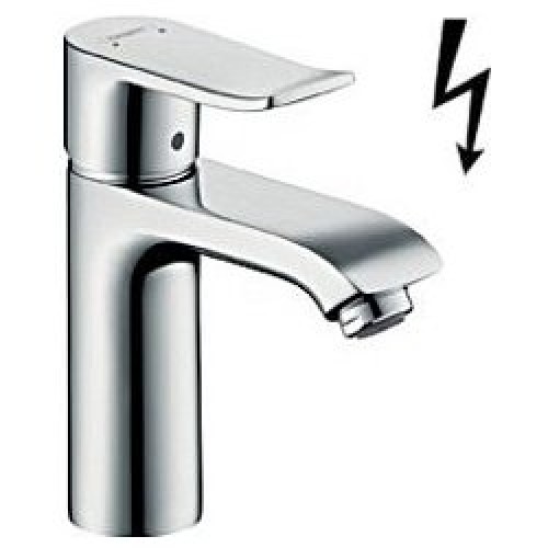 Hansgrohe METRIS NEW, bateria umywalkowa do bezciśn. podgrz. wody, chrom, 31074000