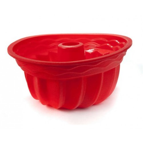 BANQUET Silikonowa forma na babkę 24 cm, czerwona Culinaria 31R12604122
