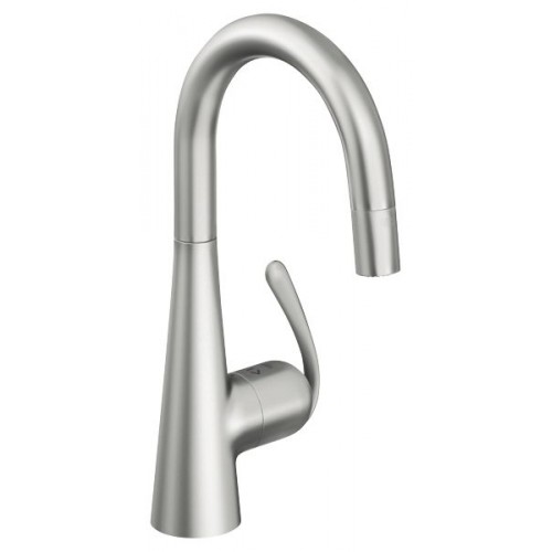 GROHE Zedra jednouchwytowa bateria zlewozmywakowa, DN 15 stal szlachetna 32296SD0