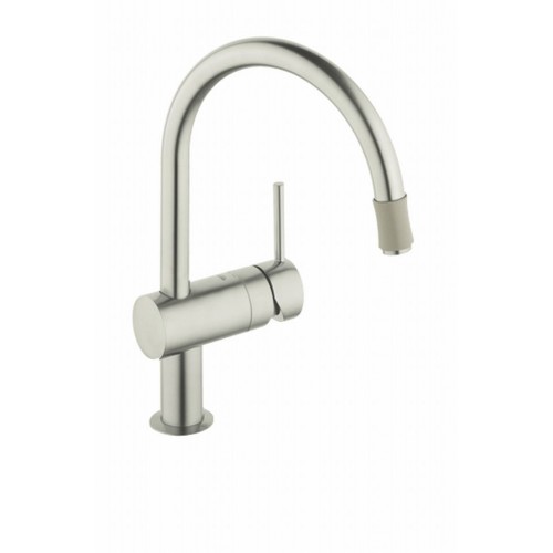 GROHE Minta jednouchwytowa bateria zlewozmywakowa, DN 15, Supersteel 32918DC0