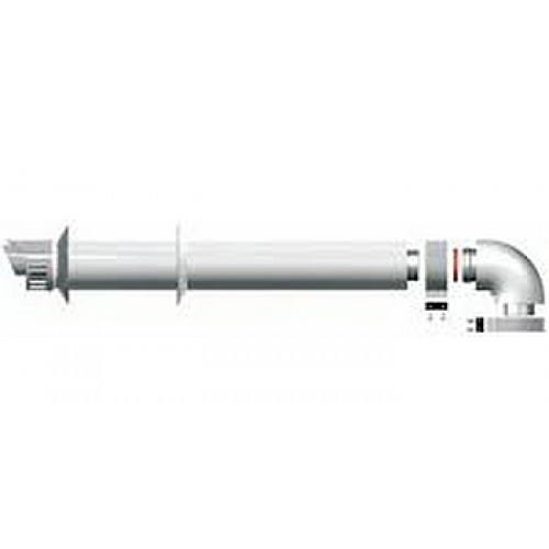 ARISTON Zestaw koncentryczny standard l=750 mm Q 60/100 z kolanem 3318001 ARISTON Zestaw koncentryczny standard l=750 mm Q 60/100 z kolanem 3318001