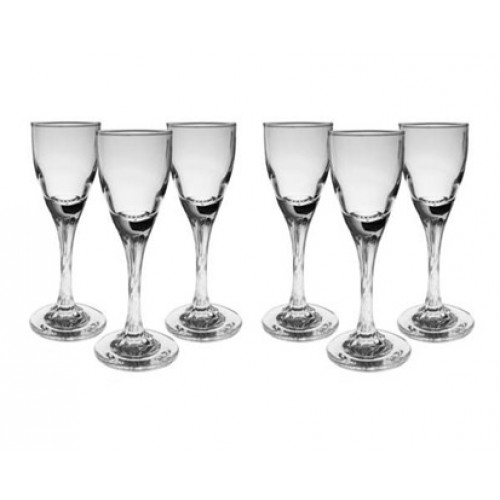 BANQUET Twist 6 częściowy zestaw kieliszków do likieru, 55 ml, 6 szt, 3344612