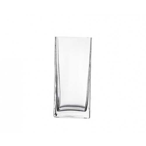 BANQUET Szklany prostokątny wazon 22 cm Flora 3380137