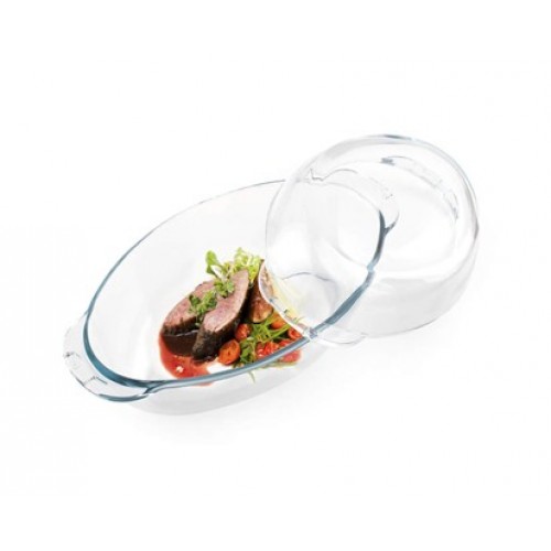 BANQUET Owalne naczynie żaroodporne z pokrywką 4,2 litra Casey 3500020 BANQUET Owalne naczynie żaroodporne z pokrywką 4,2 litra Casey 3500020