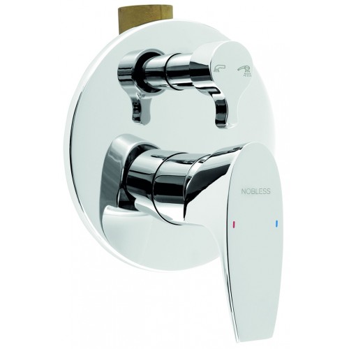 NOVASERVIS NOBLESS WAT Bateria wannowo-prysznicowa z przełącznikiem, chrom 39050R,0 NOVASERVIS NOBLESS WAT Bateria wannowo-prysznicowa z przełącznikiem, chrom 39050R,0