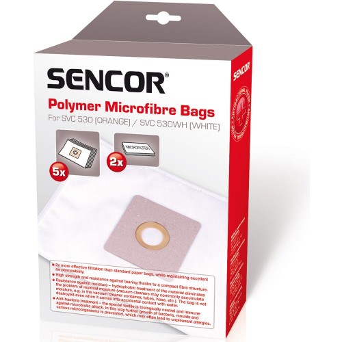 SENCOR SVC 530 Worki z mikrofibry 5szt 40020536