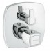KLUDI Q-BEO podtynkowa bateria wannowo-natryskowa z termostatem, chrom 508300542