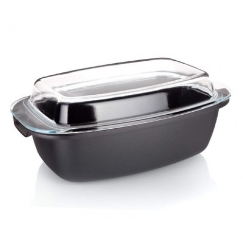 BANQUET Brytfanna ze szklaną pokrywą 5,5L Cesar 40R33 BANQUET Brytfanna ze szklaną pokrywą 5,5L Cesar 40R33