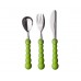 BANQUET 3-częściowy zestaw sztućców dla dzieci Caterpillar zielony 41WF1613PCS