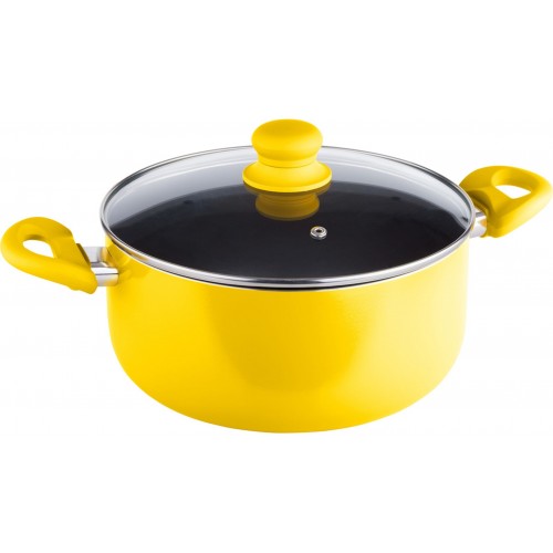 LAMART LT1025 Garnek 4,6l z pokrywką Lamart Multicolor żółty 42001465