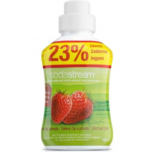 SODASTREAM Syrop, koncentrat, zielona herbata - truskawka 750ml 42002990
