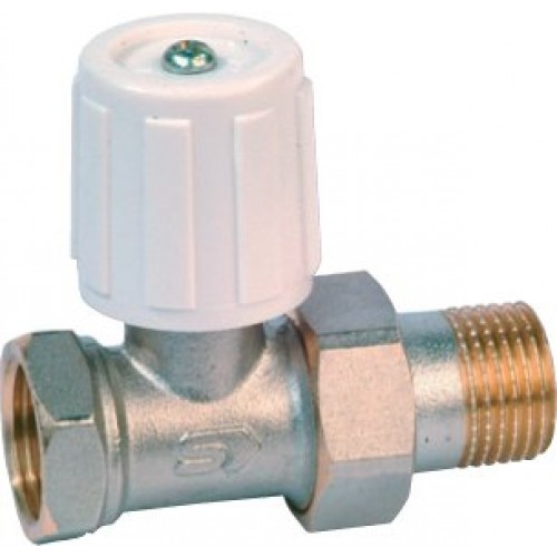 GEOS zawór grzejnikowy z podwójnym sterowaniem, prosty, 3/8" (DN10), 1260D, 4522381