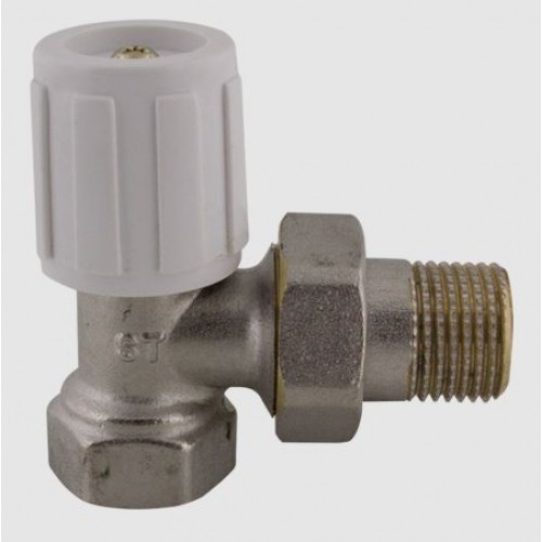 GEOS zawór kątowy grzejnika z podwójnym sterowaniem, 3/8" (DN10), 1220D, 4523381