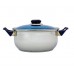 VETRO-PLUS Garnek stalowy niebieski 19,5x9,5cm 480023