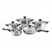 BANQUET 9 częściowy zestaw garnków ze stali nierdzewnej Magnis 48HF126509MA