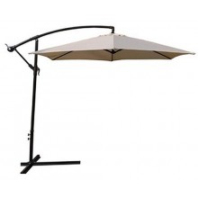 HAPPY GREEN, „wiszący“ beżowy parasol, 300cm 5046100B