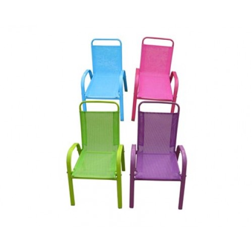 HAPPY GREEN Dziecięce krzesło ogrodowe, różowe 50XT2930A