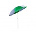 HAPPY GREEN Parasol plażowy łamany 180 cm, zielono / biały 50ZJ16081TILT