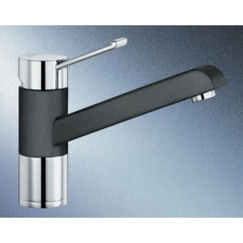 BLANCO ZENOS Silgranit®Look bateria kuchenna antracyt/chrom 517805