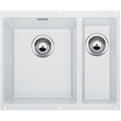 BLANCO SUBLINE 340/160-U Silgranit® zlewozmywak biały 518585