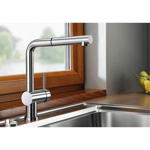 PRZECENA!!! BLANCO LINUS-S-F bateria kuchenna w kolorze stali 514024