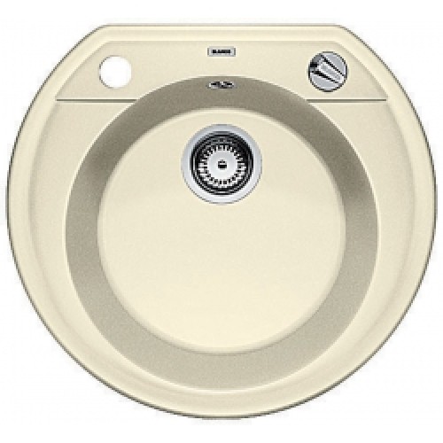 BLANCO RONDOVAL 45 Silgranit® zlewozmywak jaśmin z korkiem aut. 515661