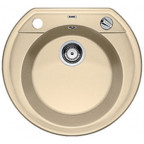 BLANCO RONDOVAL 45 Silgranit® zlewozmywak szampan z korkiem aut. 515662