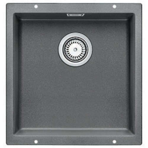 BLANCO SUBLINE 400-U Silgranit® zlewozmywak alumetalik z korkiem automatycznym 515753