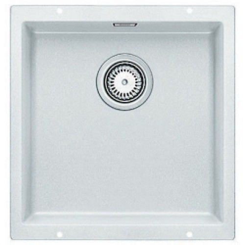 BLANCO SUBLINE 400-U Silgranit® zlewozmywak biały z korkiem automatycznym 515754