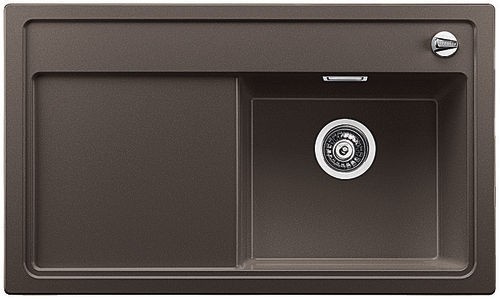 BLANCO ZENAR 45 S Silgranit® zlewozmywak kawowy prawy z korkiem automatycznym 516667