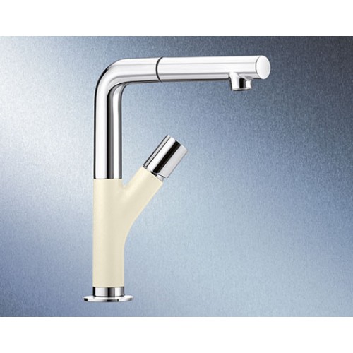 BLANCO Yovis-S SILGRANIT®-Look bateria kuchenna chrom/jaśmin 518296