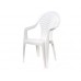 HAPPY GREEN białe plastikowe krzesło 51OCEANW